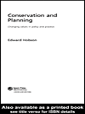 cover image of Conservation and Planning
